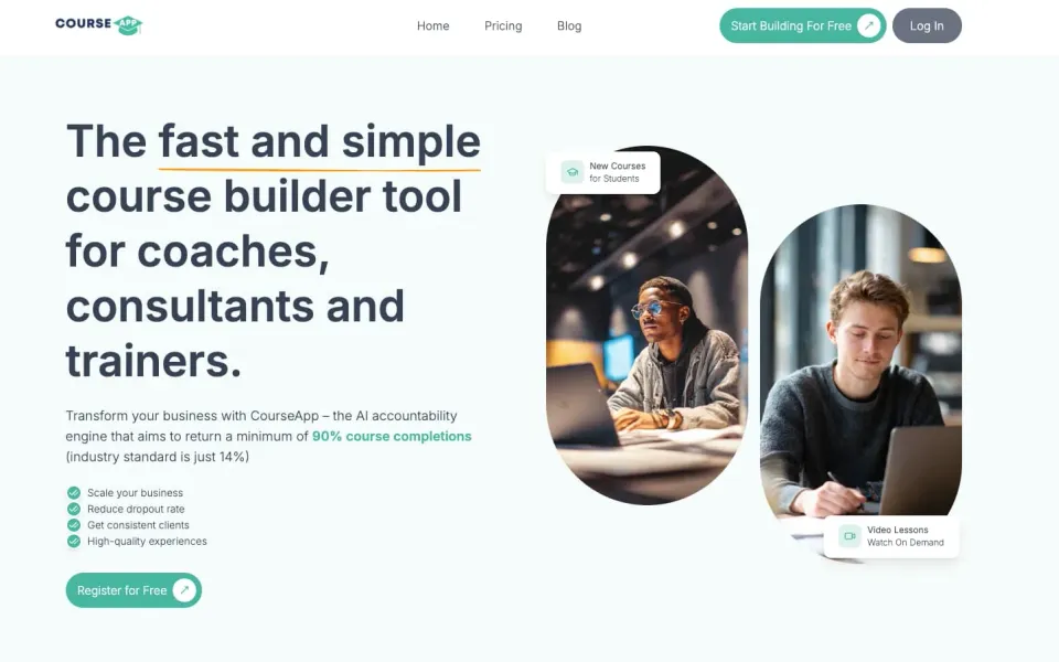 Course App project preview