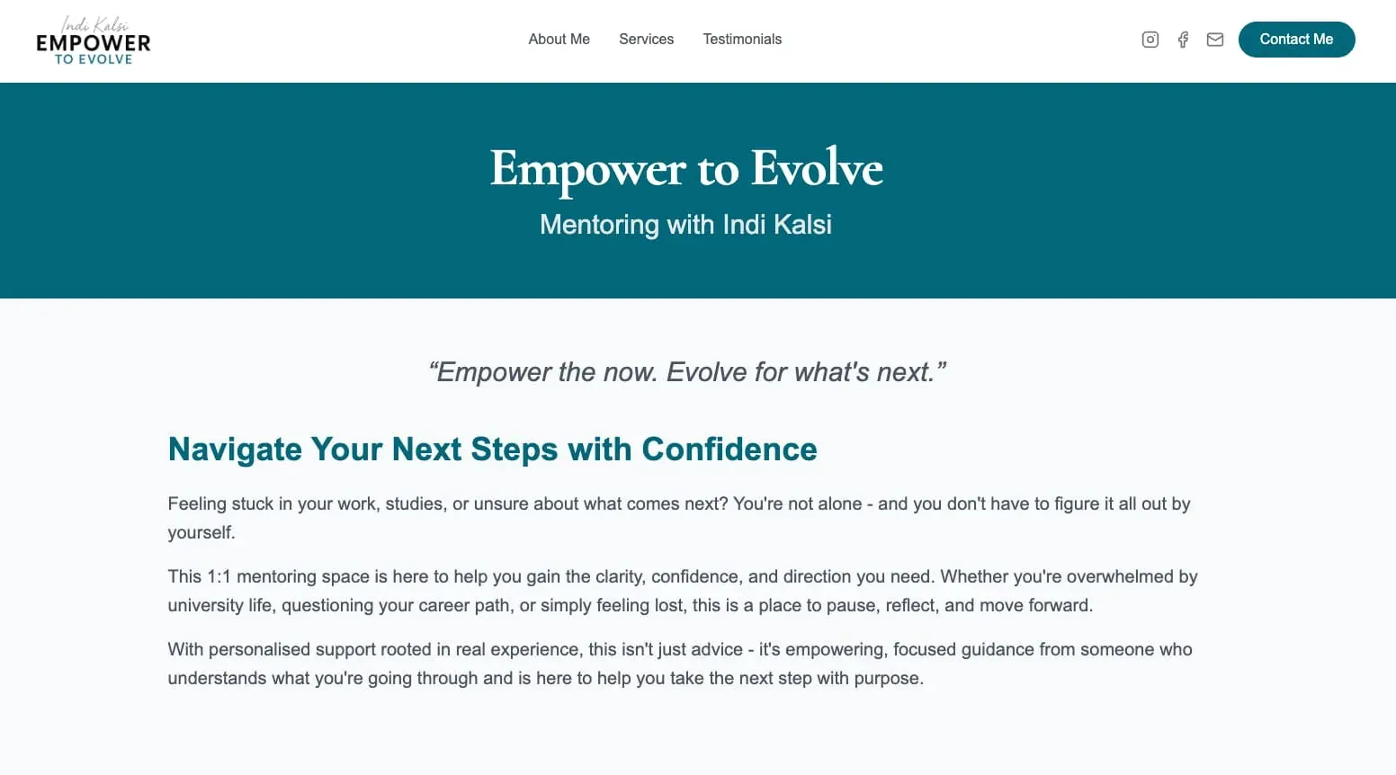 Empower to Evolve project preview