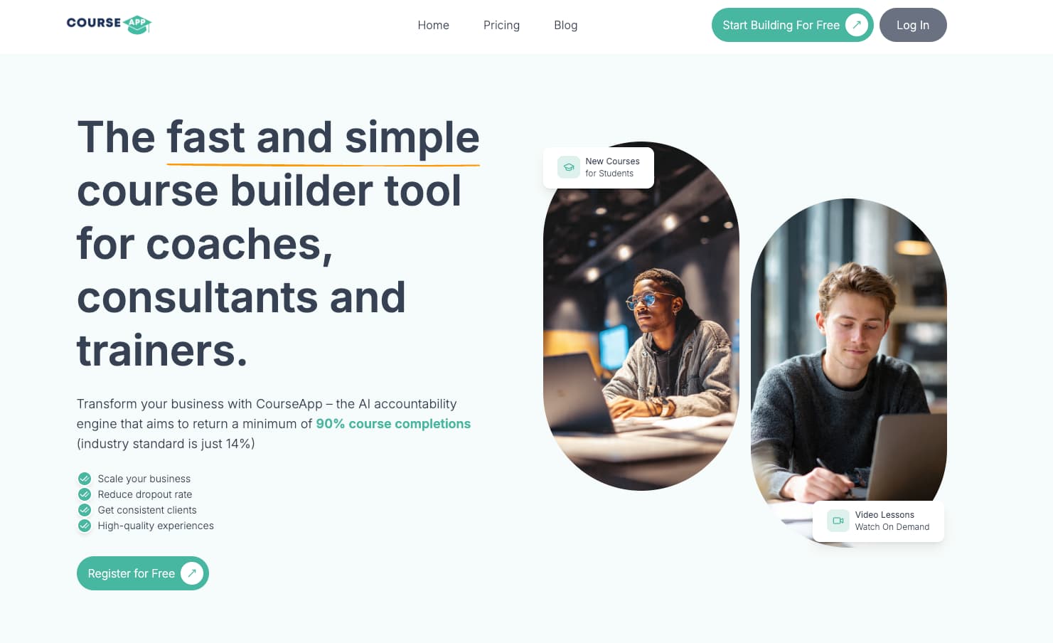 Course App project preview