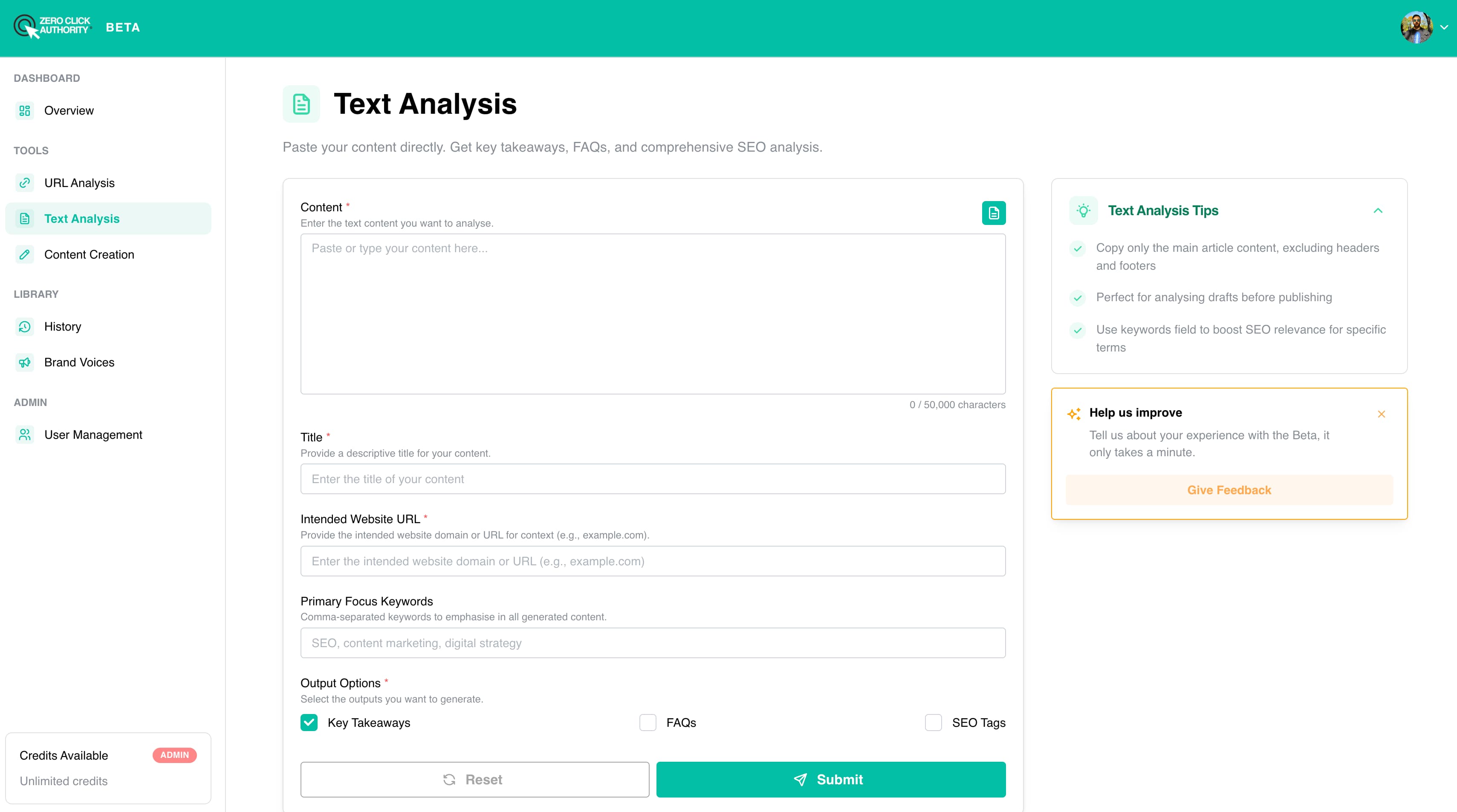 Zero Click Authority